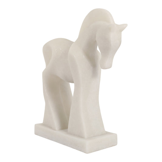 12” Ellis Quartz Resin Horse Statues