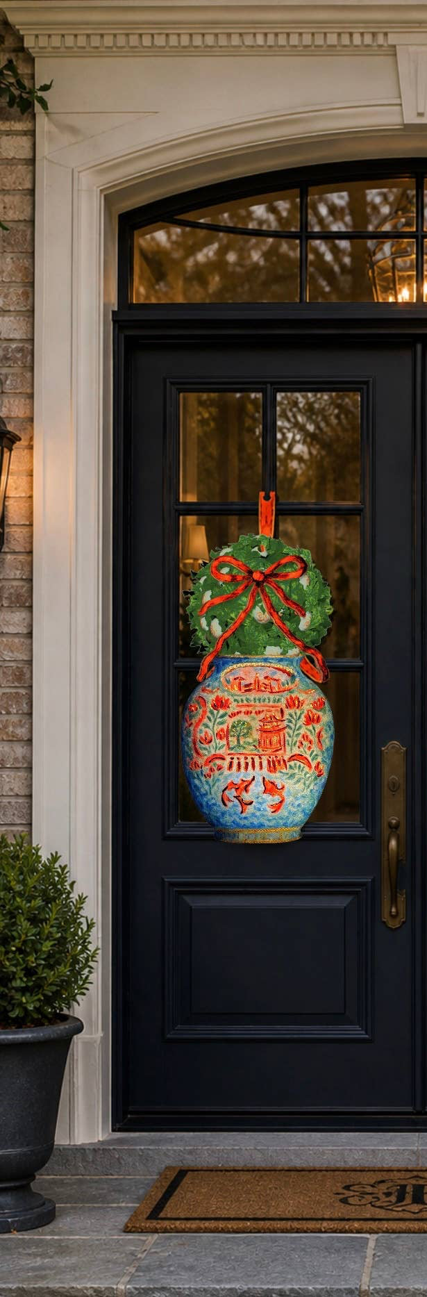 Large Posh Potiche Jar Door Hanger