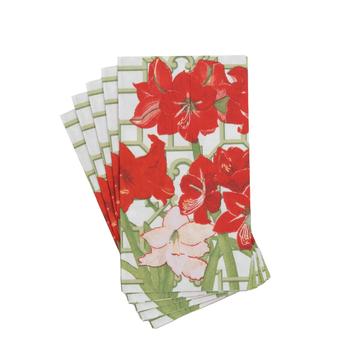 Amaryllis Conservatory Guest Napkins