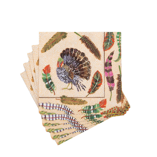 Plumage Cocktail Napkins