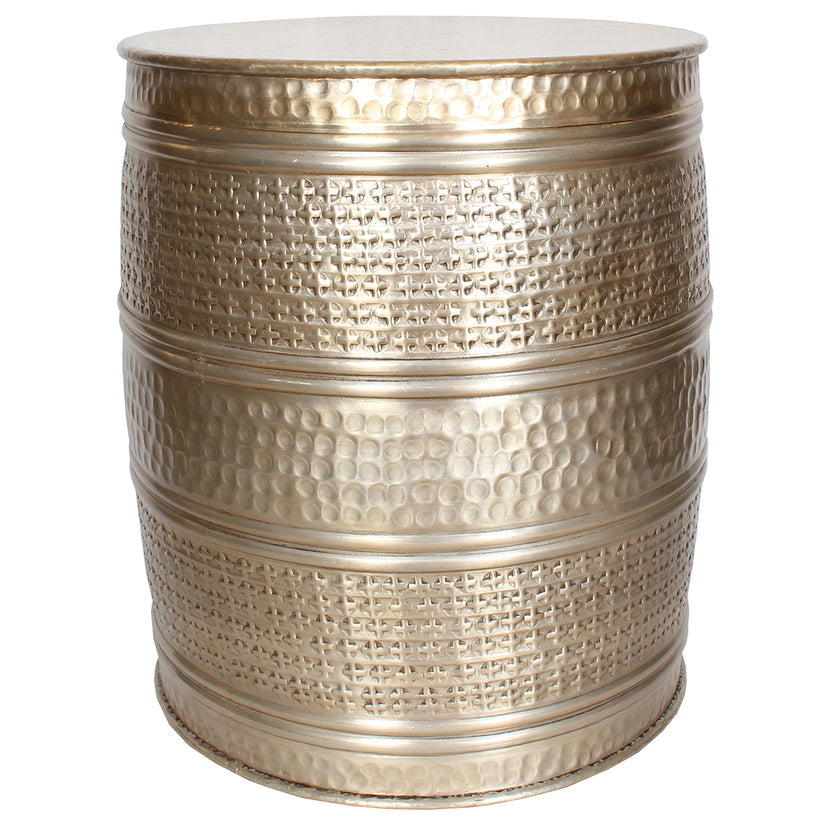 Aluminum Table/Stool Embossed 16" x 19" Gold Login to see price