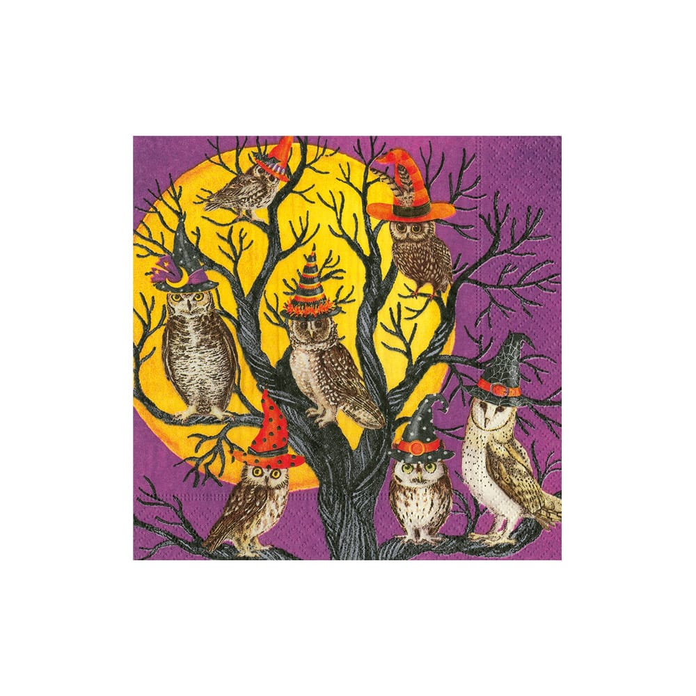 Owl O Ween Cocktail Napkins