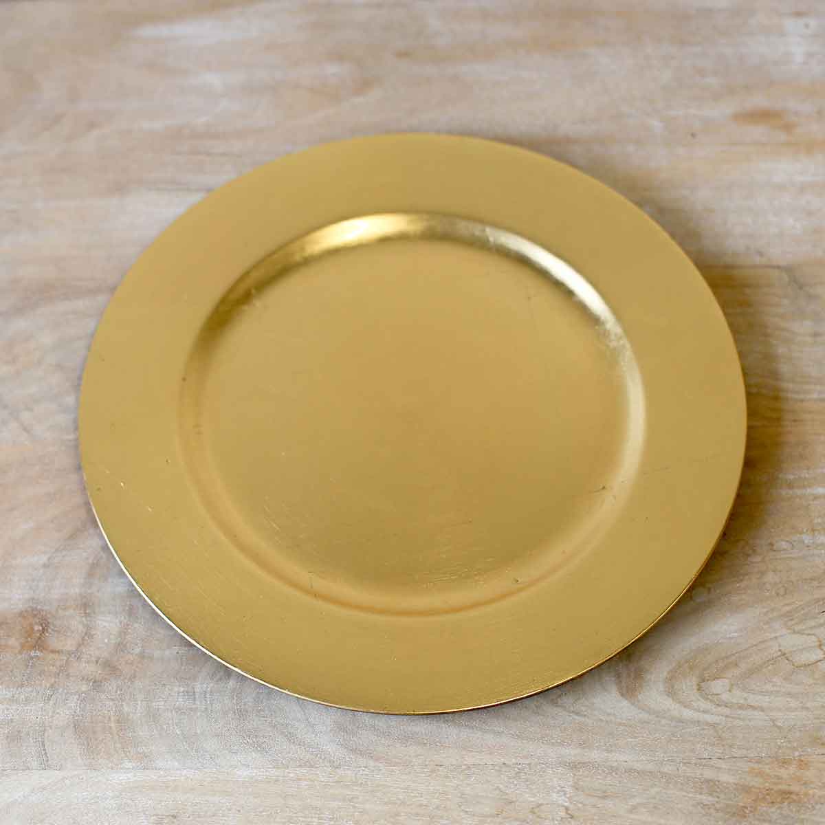 Classic Charger Gold 13"