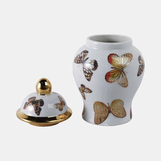 8x5” Butterflies Temple Jar