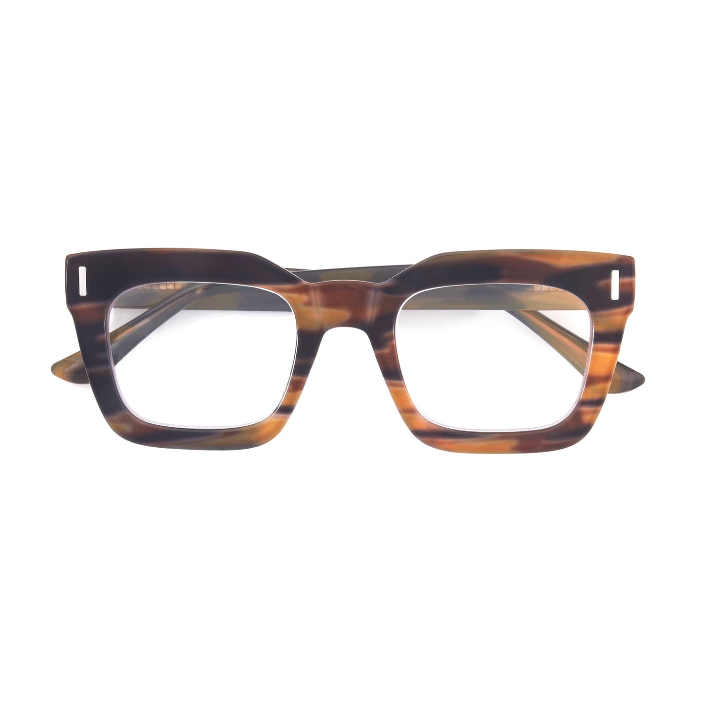 Ryan Simkhai Eyeshop - RUMI | Smokey Brown | Progressive Blue Light: 2.50