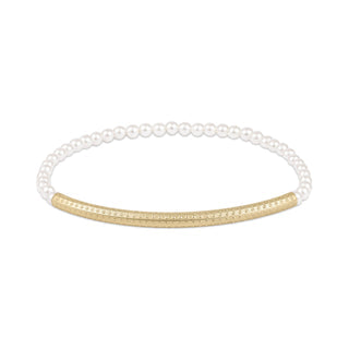 Enewton Bliss Bar Textured Pearl 3mm