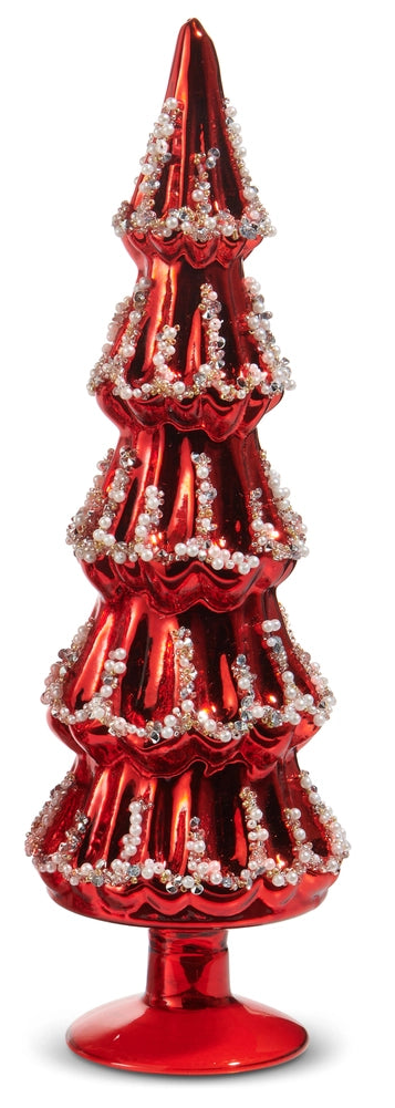 Red Beaded Trees
