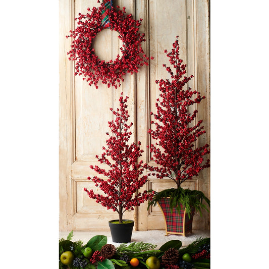 36" Red Berry Tree