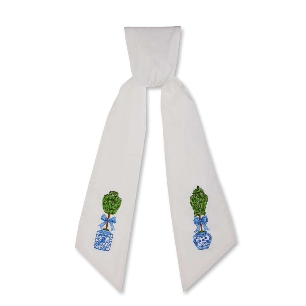 58” Topiaries Wreath Sash