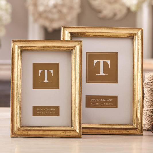 Gold Leaf Photo Frame