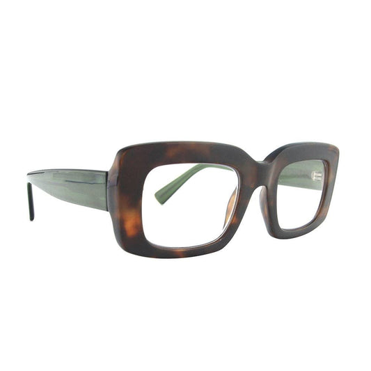 MARGO | Tortoise / Green | Blue Light Blocking