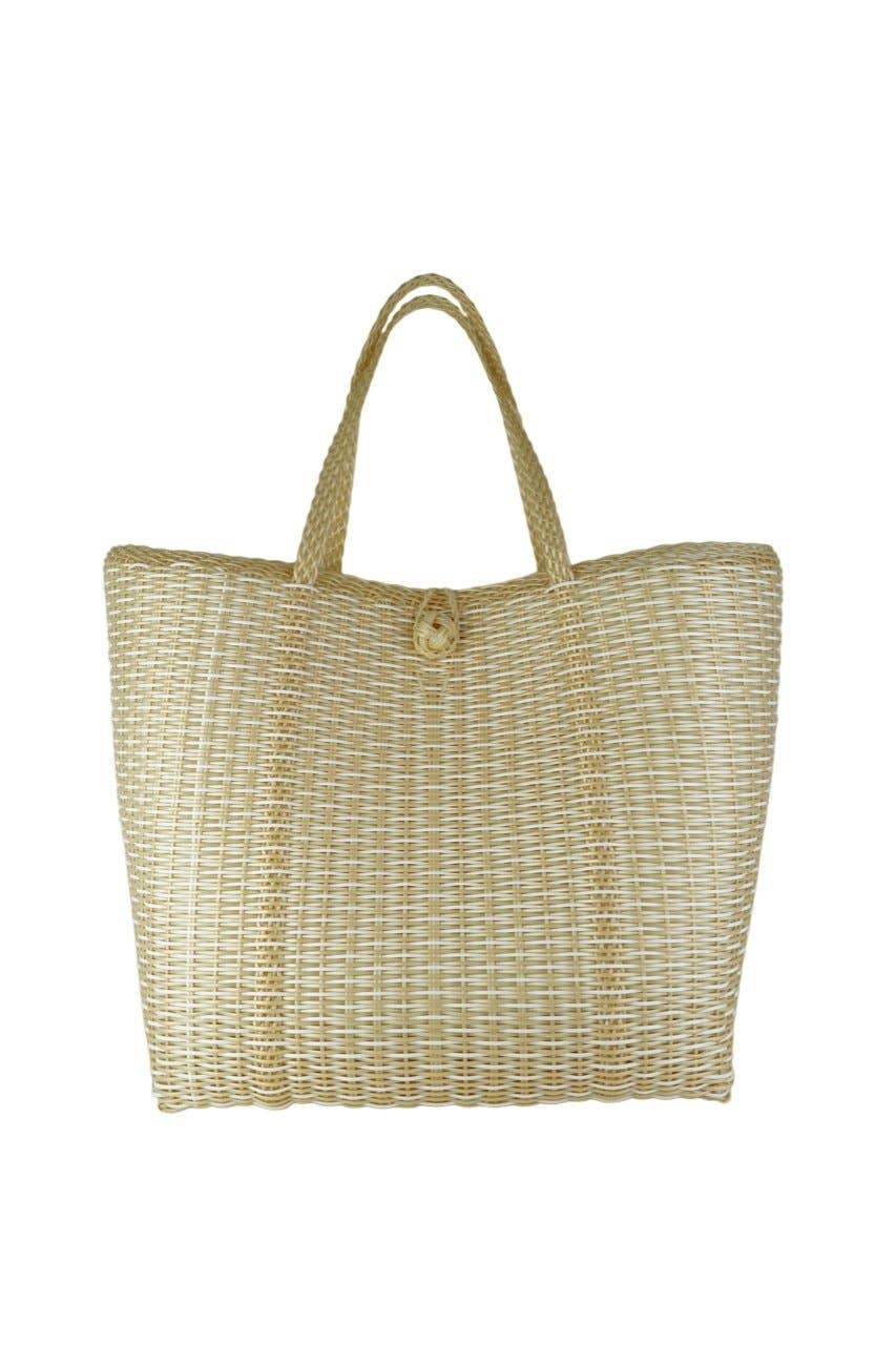 Lilley Bag Medium, Salt - Pearl + White