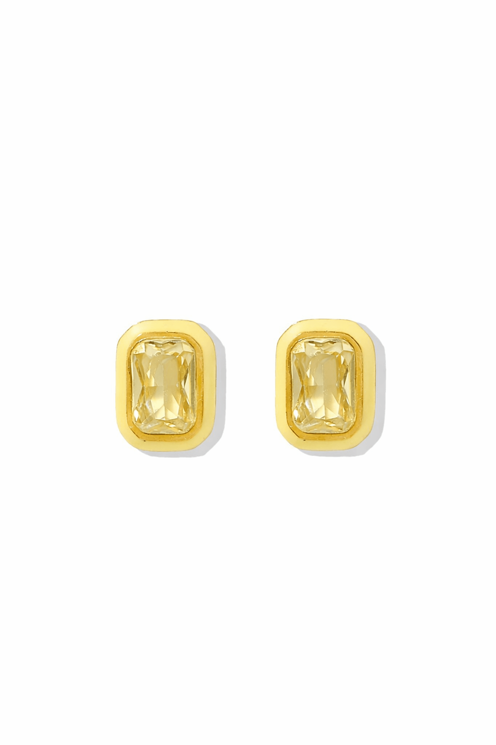 LINNY CO - Screwback Stud Earrings - Whitney Butter Yellow