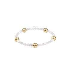 Enewton Admire Small Gold 3mm Pearl Bracelet
