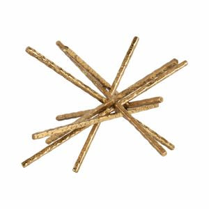 Abstract Gold Decor 10"