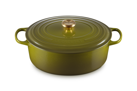 Le Creuset Signature Oval Dutch Oven 8QT Olive