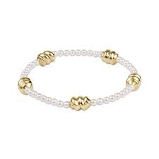 Enewton Admire Gold 3mm Pearl Bracelet