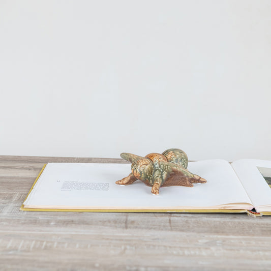 Glazed Stoneware Bee (Colors Vary)