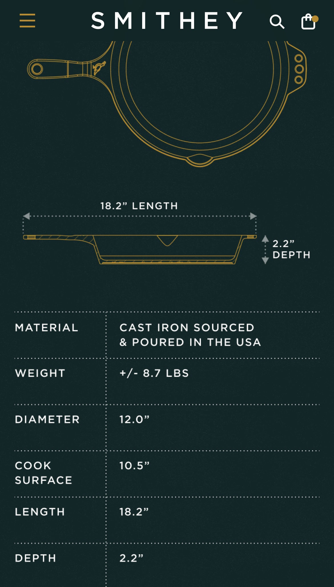 Smithey No.12 Skillet