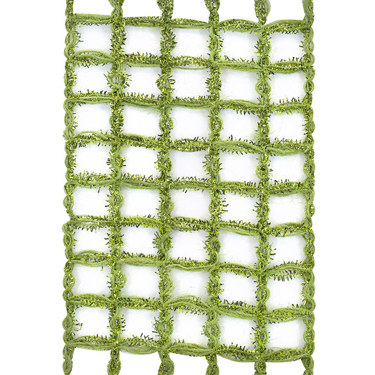 Green Jute Box Sparkle Ribbon Roll