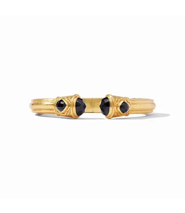 Julie Vos Cannes Demi Cuff Obsidian Black
