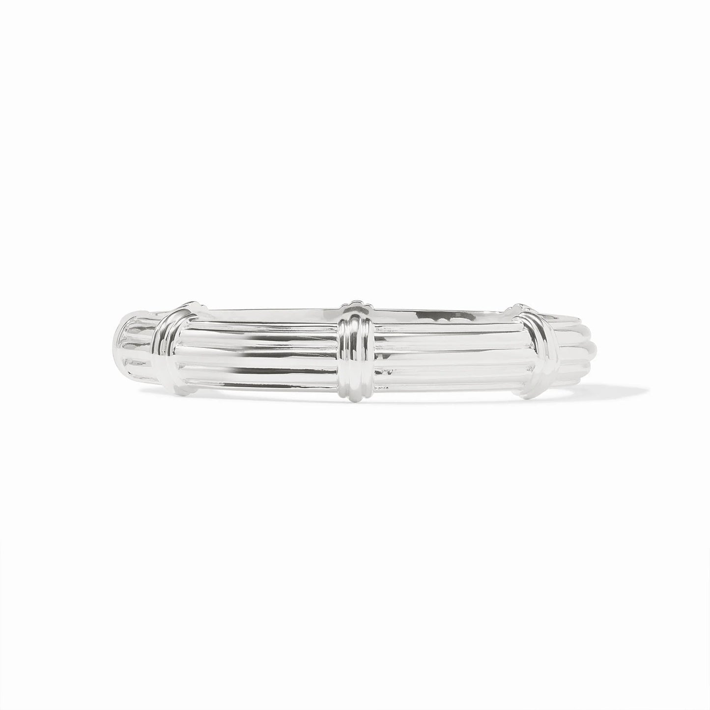 Julie Vos Portofino Demi Hinge Bangle Silver