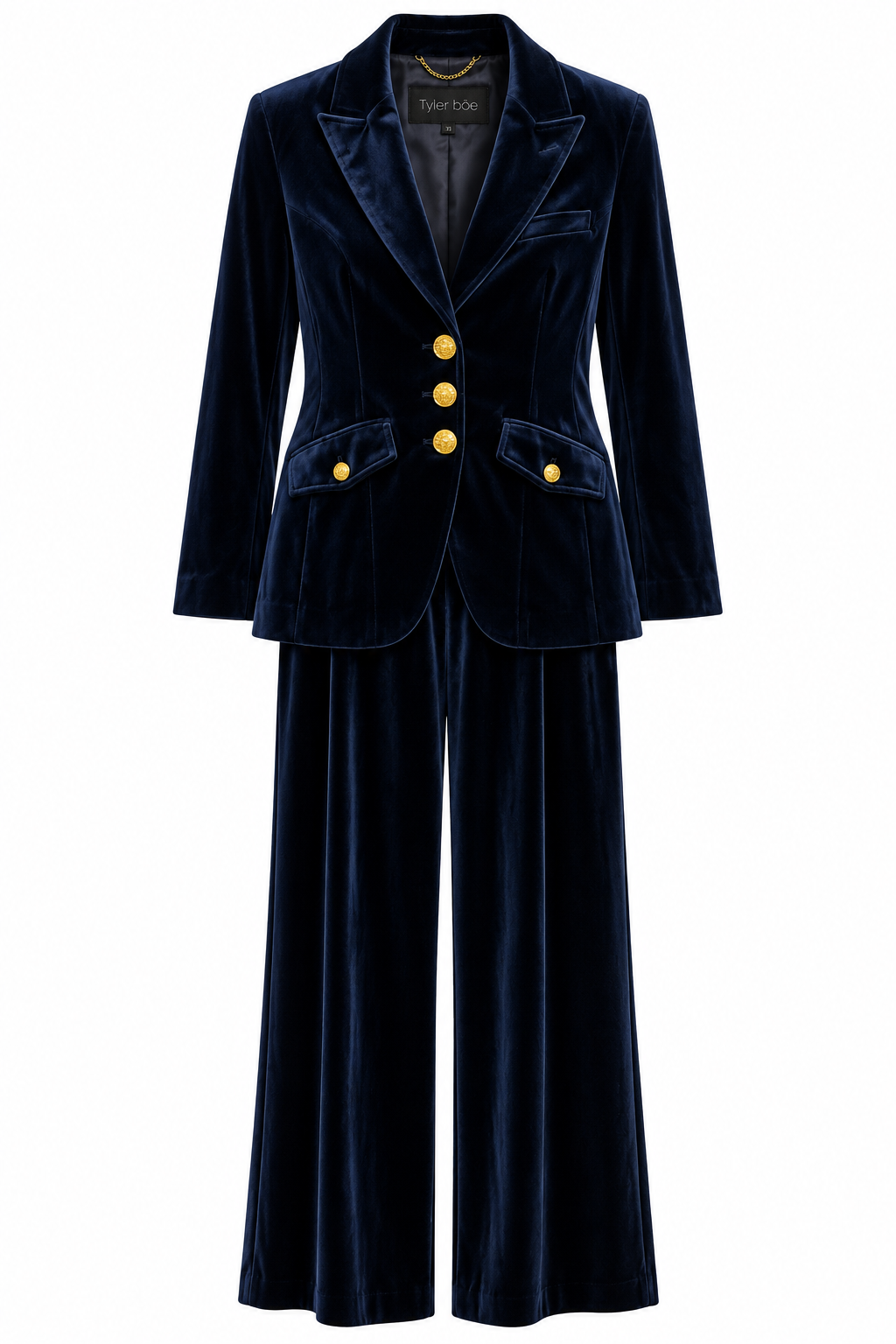 Goldie Velvet Jacket by Tyler Boe Midnight Navy