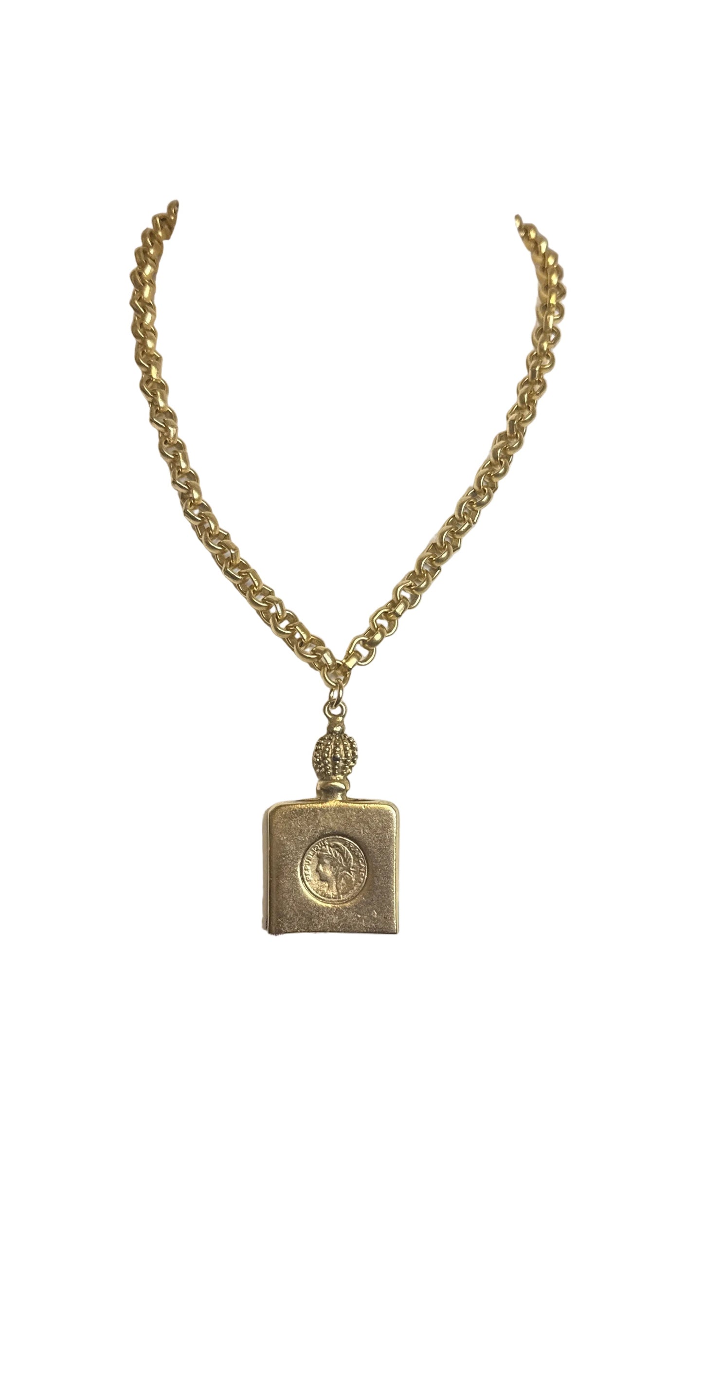 Square Mini Coin Necklace