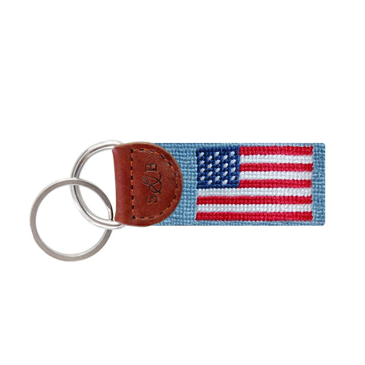 Smathers & Branson Key Fob American Flag