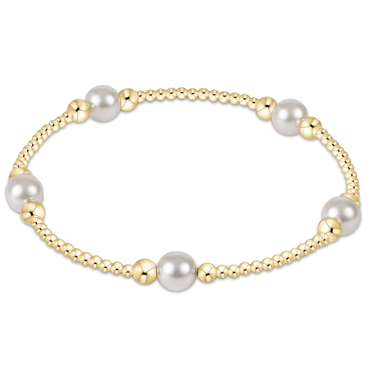 Purpose Pearl 6mm Gold Bracelet