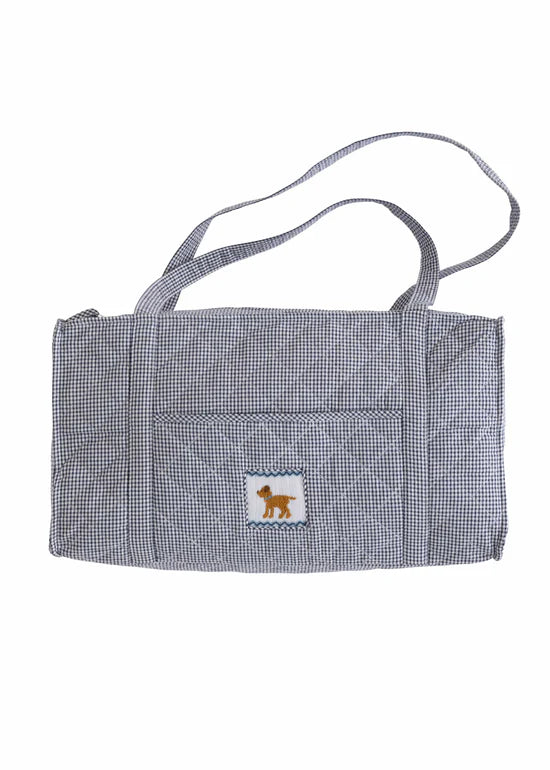 Little English Kids Travel Boy Lab Quilted Duffle