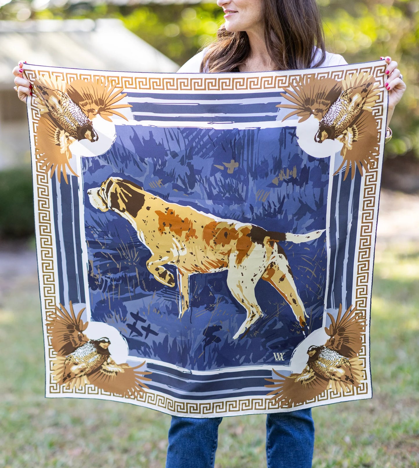 Austin Williams Scarf Pointing, Navy