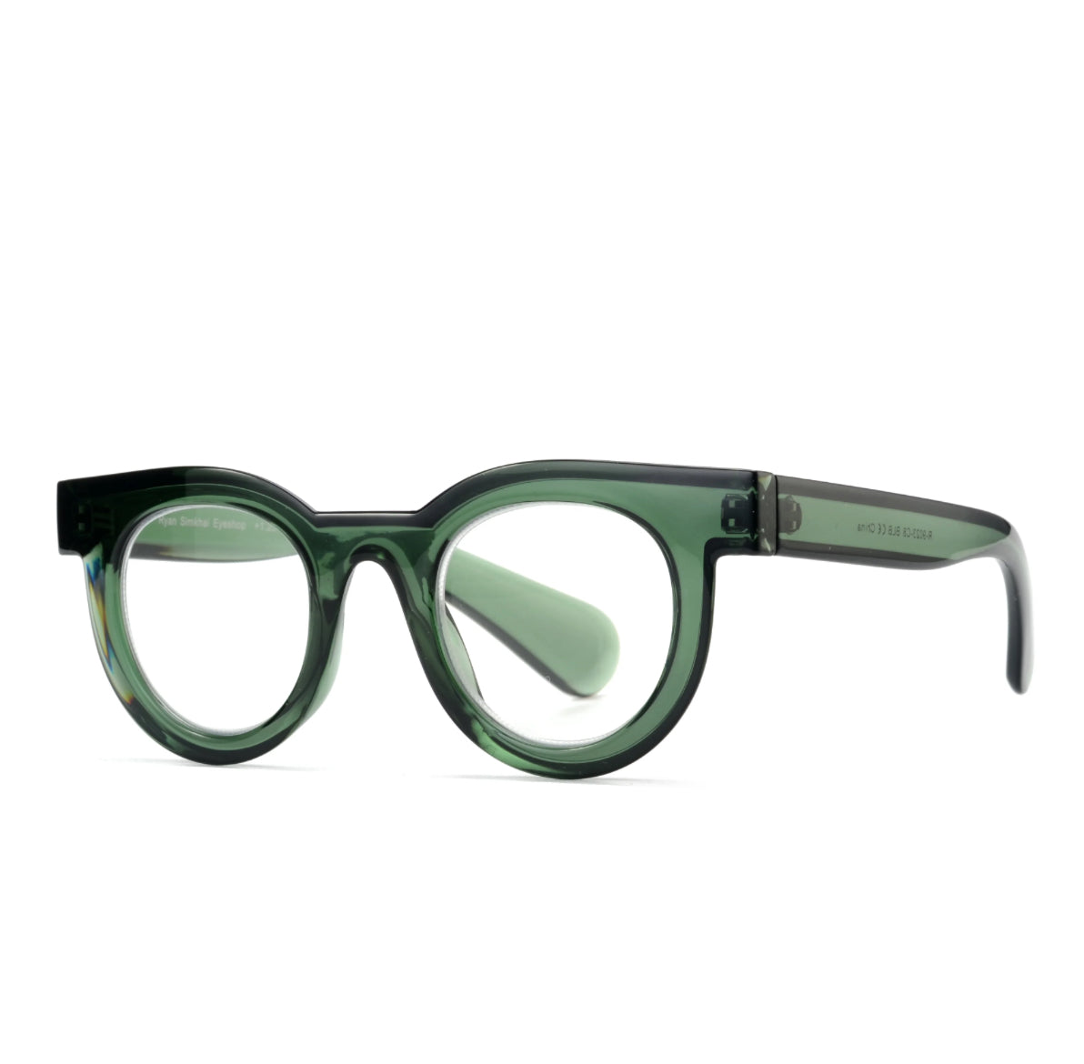 Ryan Simkhai Eyeshop - ARTI | Transparent Green| Progressive| 2.50