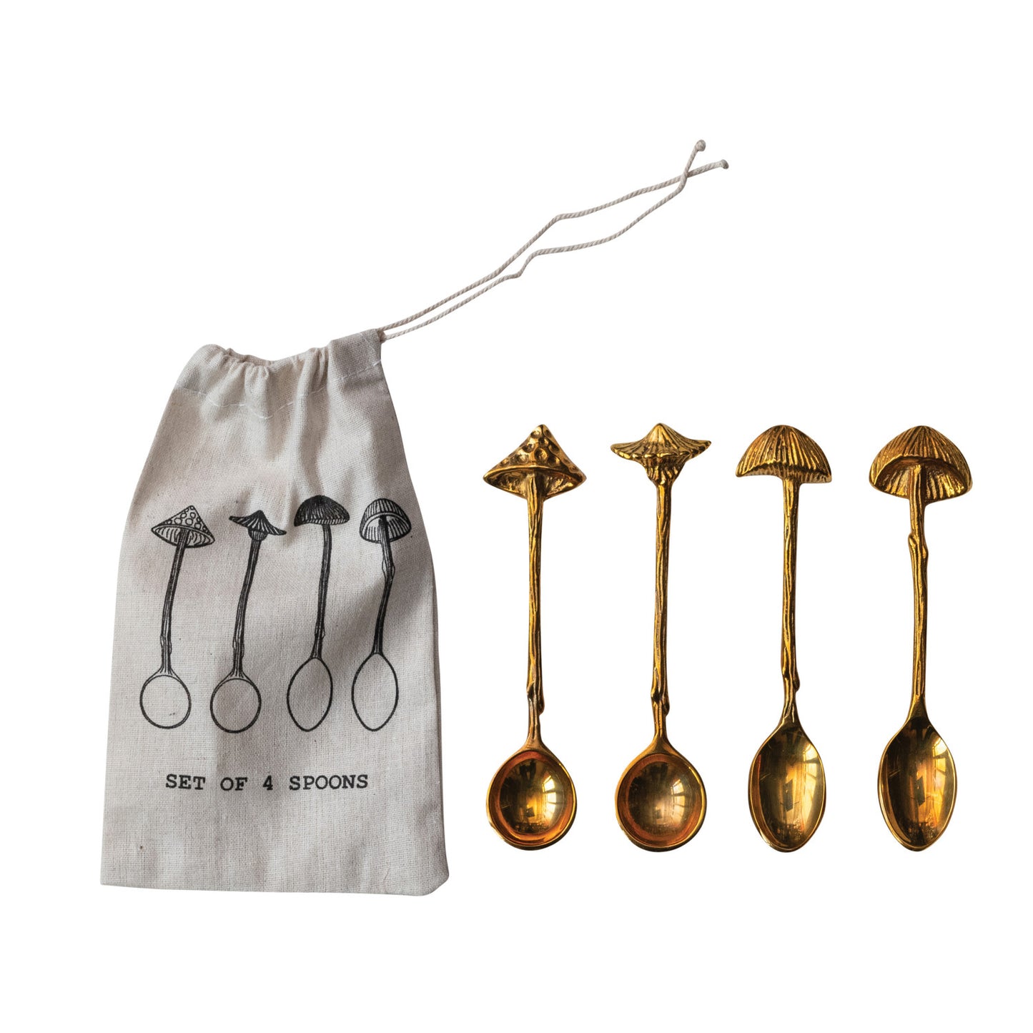 Mushroom Handle Spoons