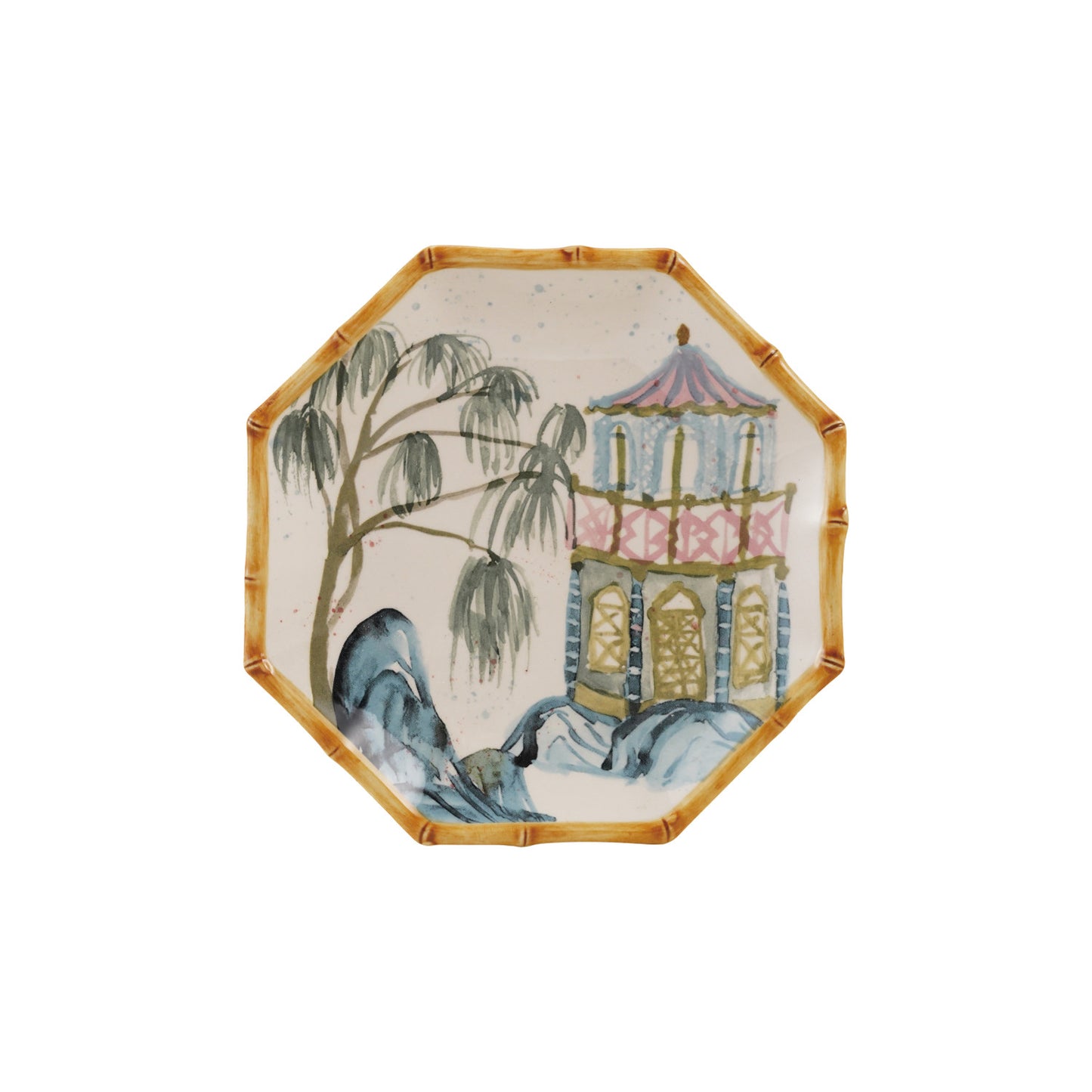 Stoneware Octagon Plate