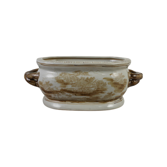 Stoneware Landscape Planter
