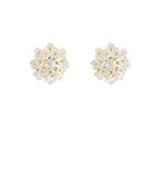 Flower Cluster Pearl Earrings