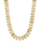 Chunky Natural Marble Beaded Necklace
