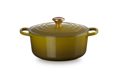 Le Creuset 5.5 Signature Round Dutch Oven Olive