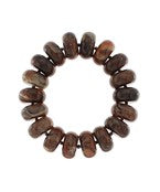 Chunky Brown Marble Beaded Bracelet