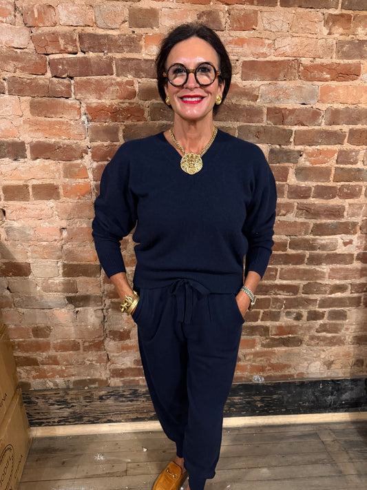 Classic Cashmere Jogger Pants Camel