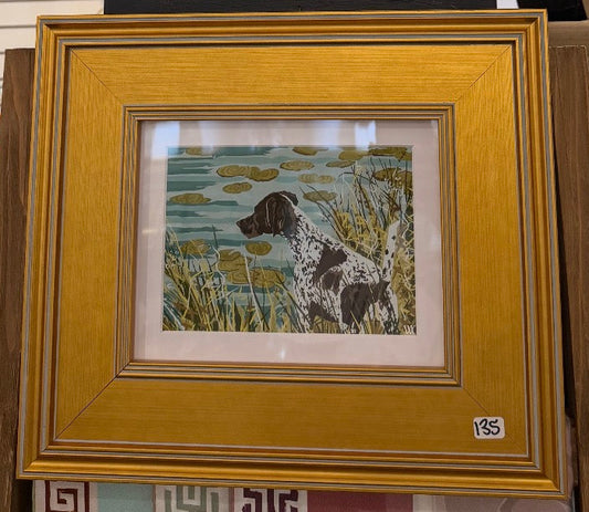Pointer at the Pond 5x7