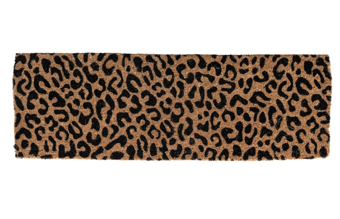 Leopard Coir Print Doormat