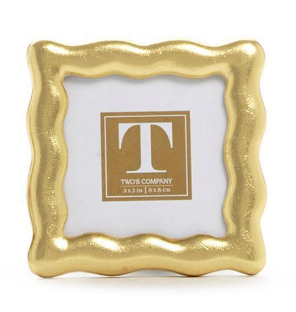 Small Gold Wavy Picture Frames