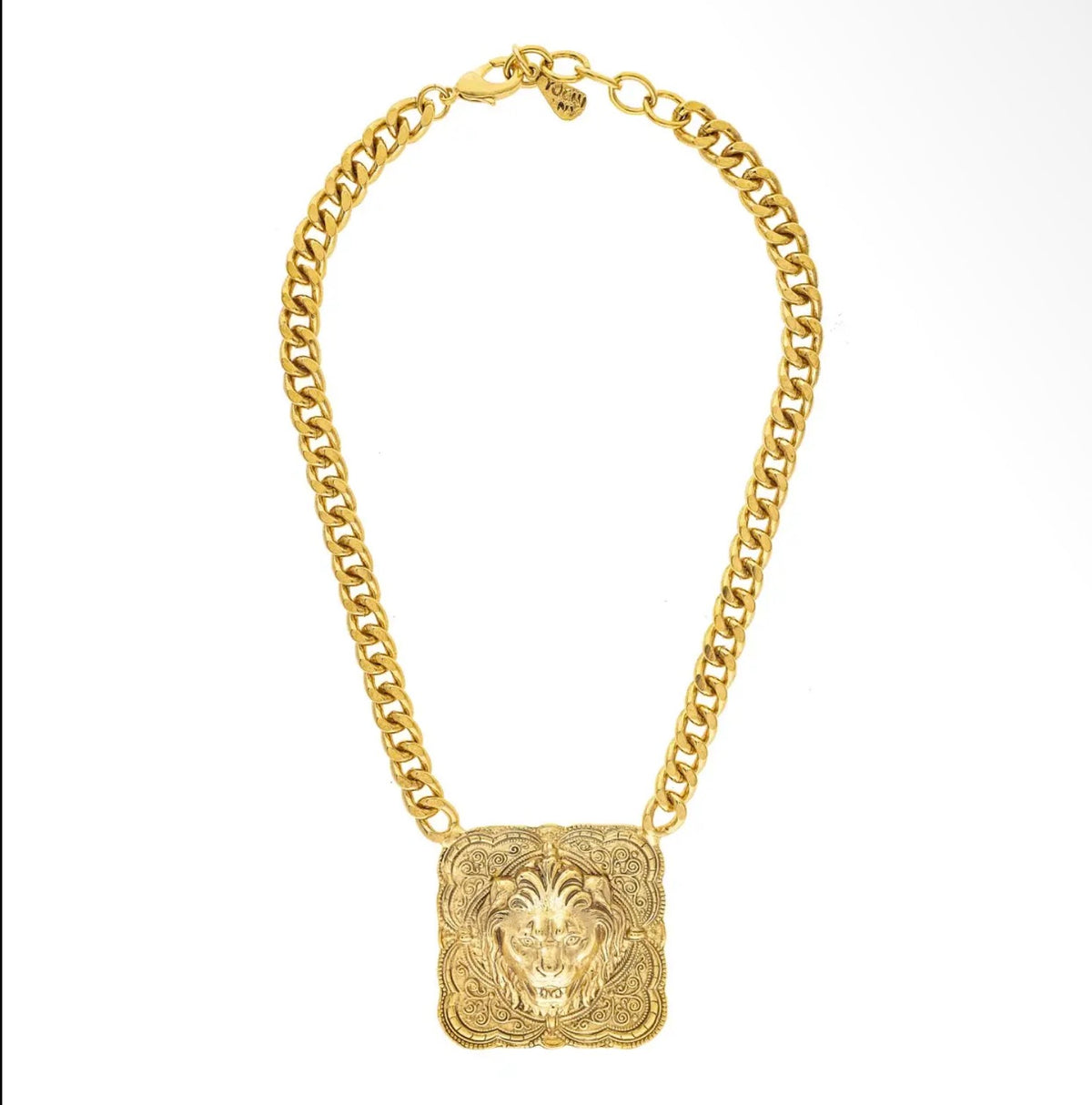 Square Lion Necklace