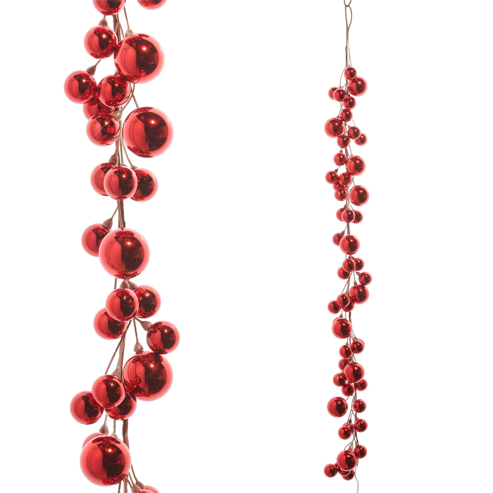 4’ Red Ball Garland