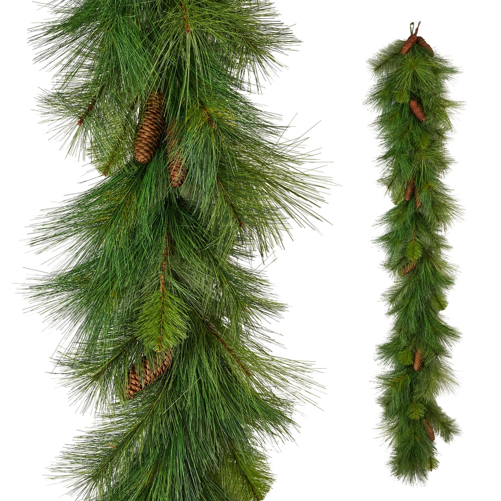 5.5’ X 14” Olive Pine Garland