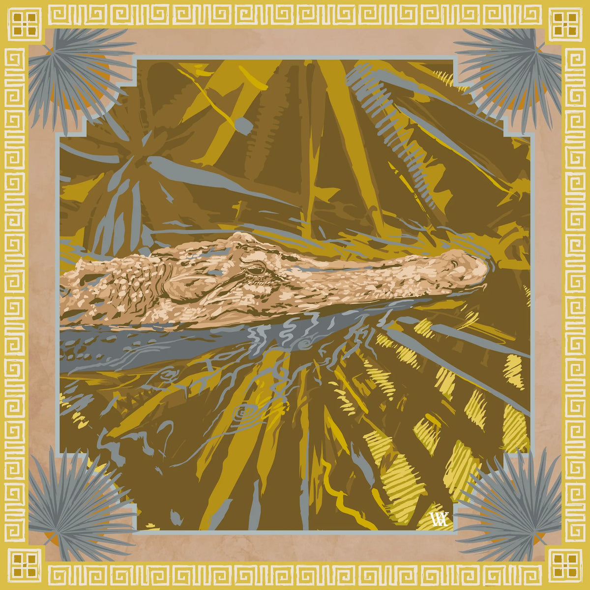 Austin Williams Scarf The Swamp Olive