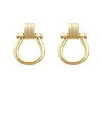 Door knocker Horsebit Earrings