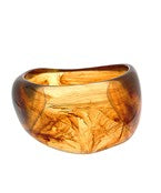 Acrylic Wide Tortoise Bangle